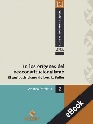 cover image of En los orígenes del neoconstitucionallismo